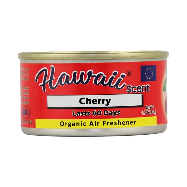 Hawaii Scent Car Air Freshener Organic Can Cherry Scent For Auto Or Home (cherry)