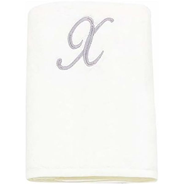 Personalized For You Cotton White X Embroidery Bath Towel 70*140 cm