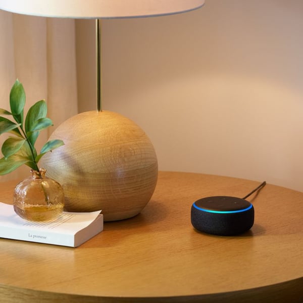 Amazon Echo Dot (3rd Generation) Smart Speaker with Alexa - Sandstone Amazon Echo Dot (3rd Generation) Smart Speaker with Alexa - Sandstone