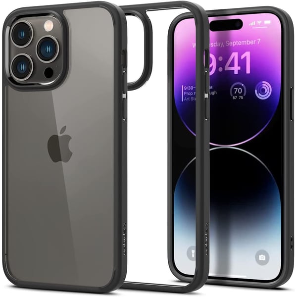 Spigen Ultra Hybrid designed for iPhone 14 Pro case cover - Matte Black Spigen Ultra Hybrid designed for iPhone 14 Pro case cover - Matte Black