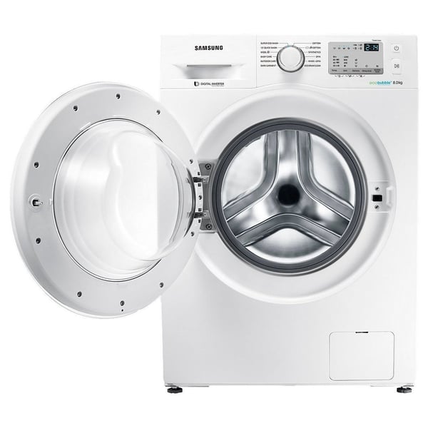 Samsung Fully Automatic Front Load Washer 8kg WW80J4213KW Samsung Fully Automatic Front Load Washer 8kg WW80J4213KW