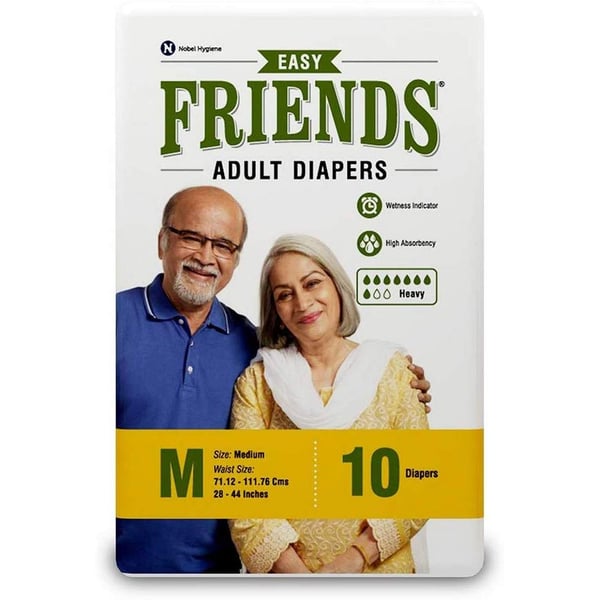 Friends Adult Diapers Easy Medium 10's Friends Adult Diapers Easy Medium 10's