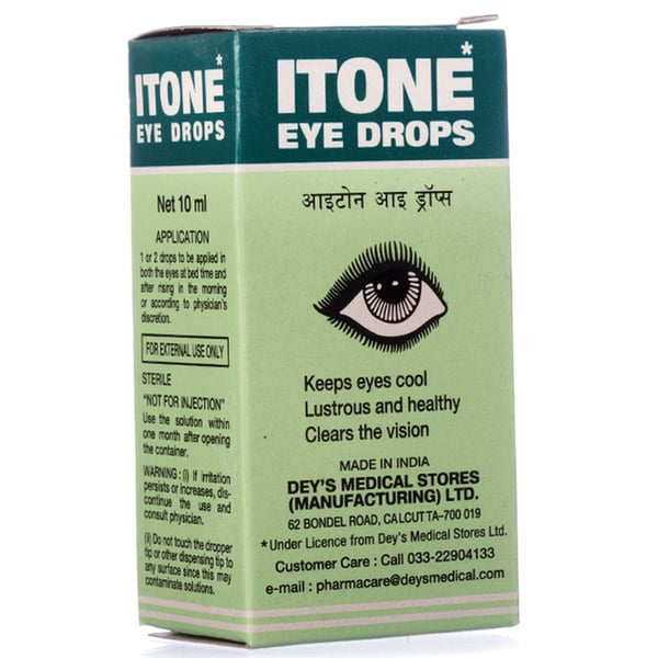 Buy Deys Itone Eye Drops 10ml Keeps Eyes Cool, Clears Vision, Itching