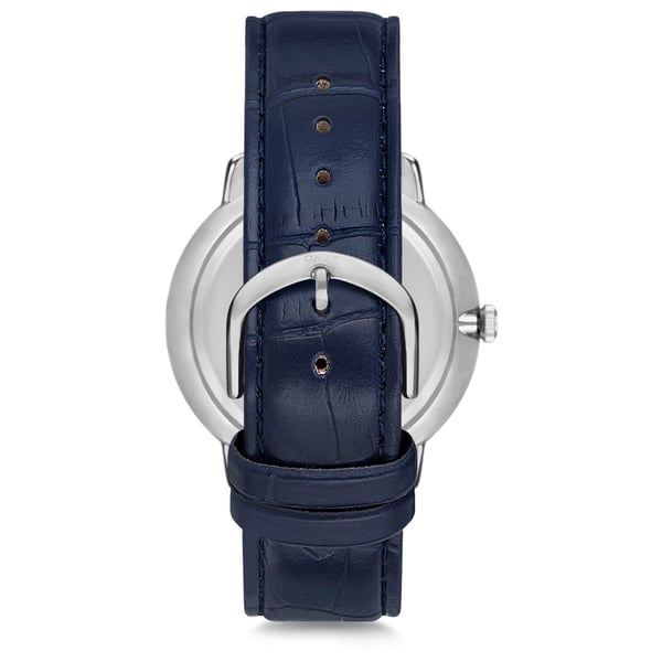 Omax Dome Series Blue Leather Analog Watch For Men DC001P64I Omax Dome Series Blue Leather Analog Watch For Men DC001P64I