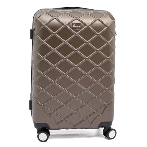 Buy Senator ABS Spinner Trolley Luggage Bag Coffee 28inch ...