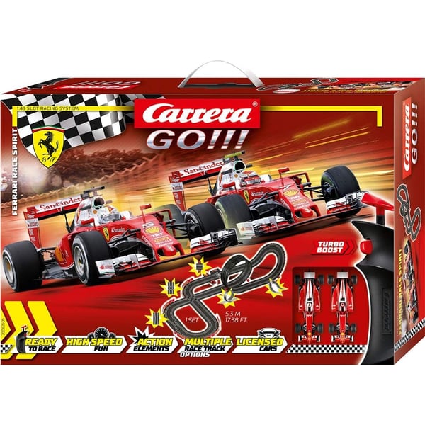 Carrera GO Ferrari Race Spirit 1-43 Slot Car Set 62505