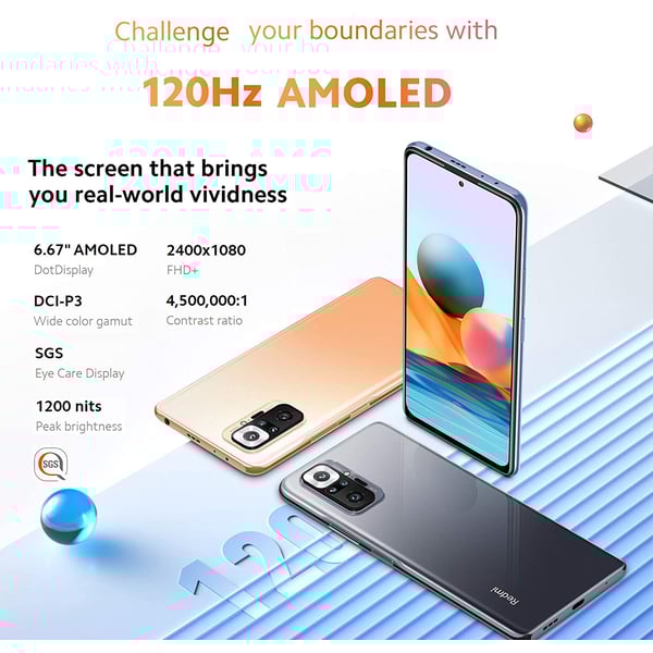 Xiaomi Redmi Note 10 Pro 4G Onyx Gray 6GB RAM 128GB ROM Smartphone Xiaomi Redmi Note 10 Pro 4G Onyx Gray 6GB RAM 128GB ROM Smartphone