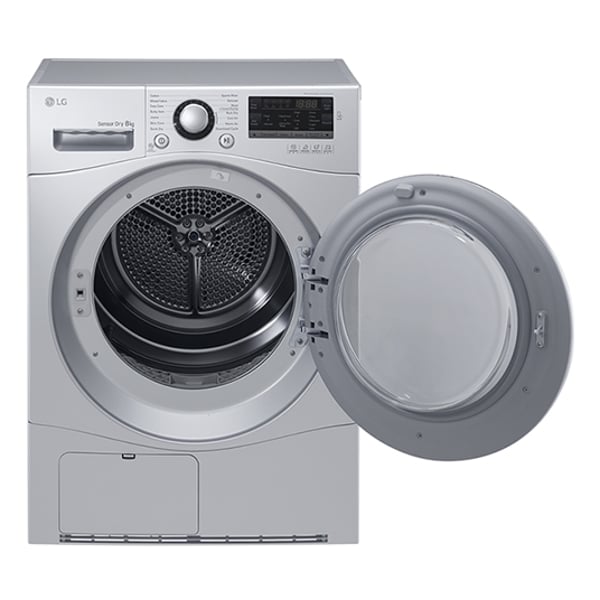 LG Condensation Dryer 8kg RC8066CF, Sensor Dry, Inverter Technology, Smart Diagnosis LG Condensation Dryer 8kg RC8066CF, Sensor Dry, Inverter Technology, Smart Diagnosis