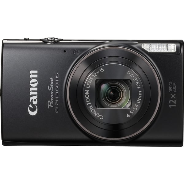 Canon Powershot ELPH 360 HS - 20.2 Megapixel Digital Camera - Black