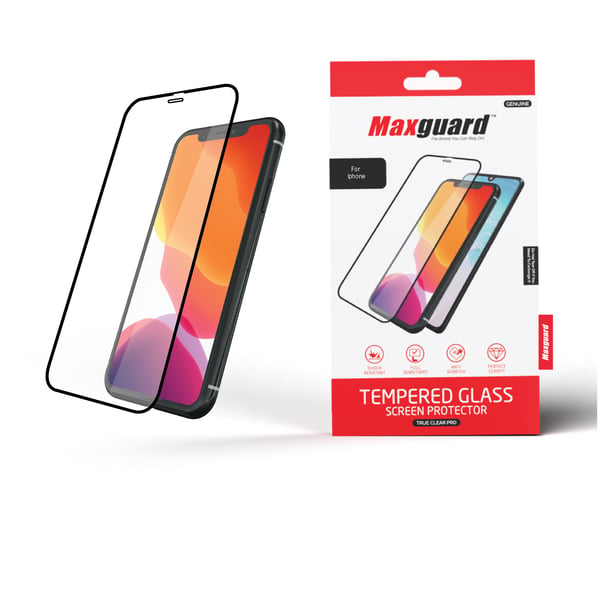 Maxguard Tempered Glass and Back Case Clear iPhone SE and iPhone 8
