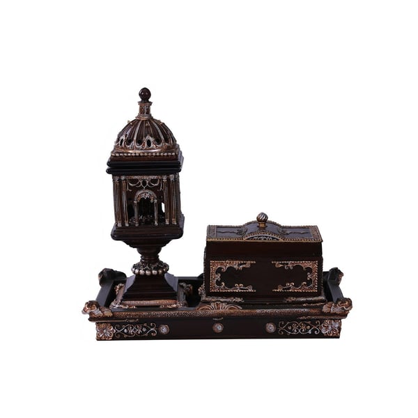 Pan Emirates Malari Wooden Burner Brown Pan Emirates Malari Wooden Burner Brown