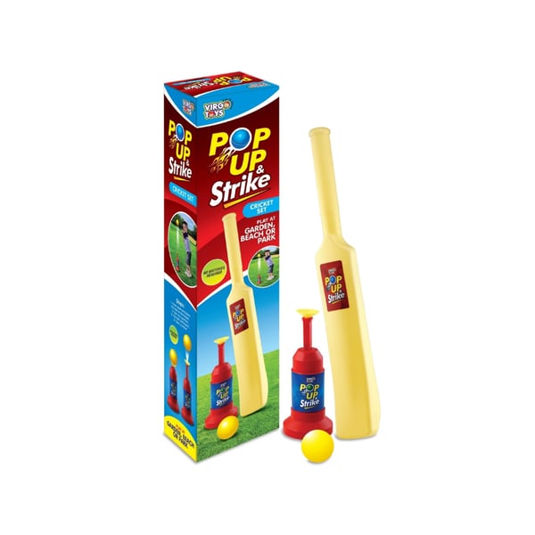 Virgo Toys Pop Up & Strike Cricket Set, AT010 Virgo Toys Pop Up & Strike Cricket Set, AT010