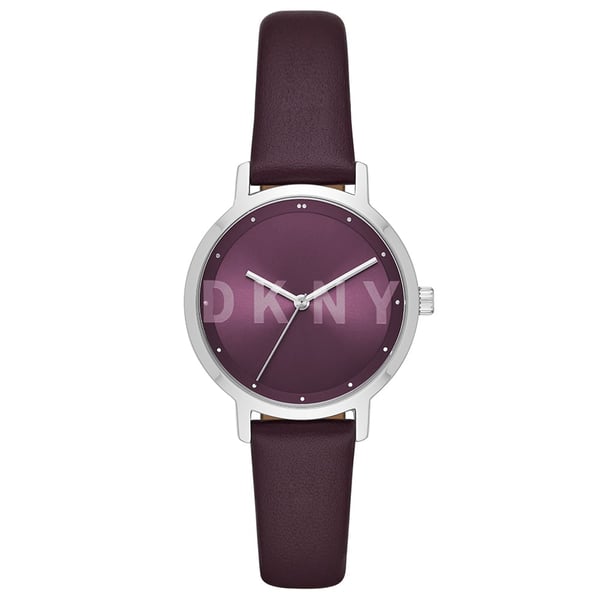 DKNY Modernist Purple Leather Women Watch NY2843
