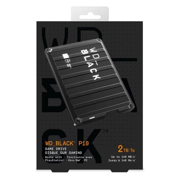 Western Digital P10 Game Drive 2TB Black