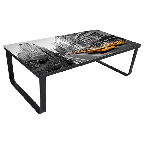Buy vidaXL Coffee Table with Glass Top Rectangular Online in UAE