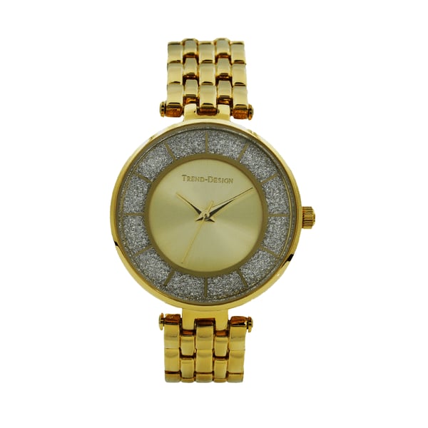 Trend Setter Women's Gold Watch - Metal Band Td-144l-1