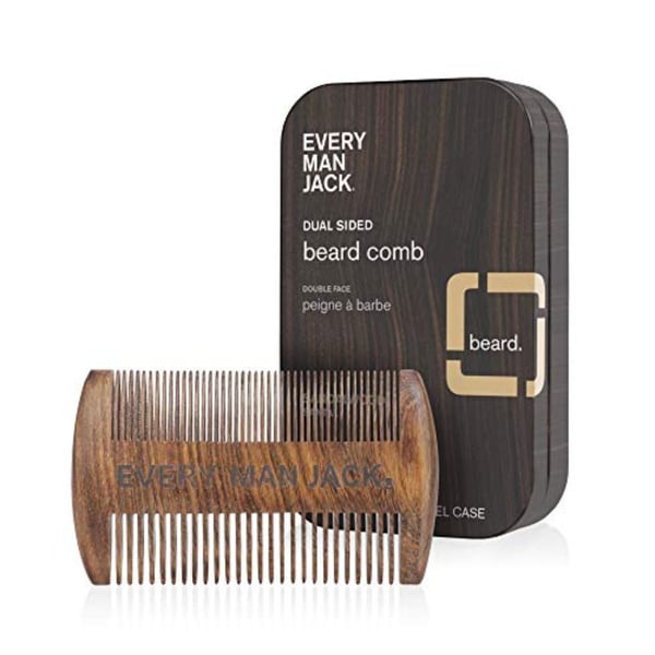 Every Man Jack Beard Comb, Woodgrain
