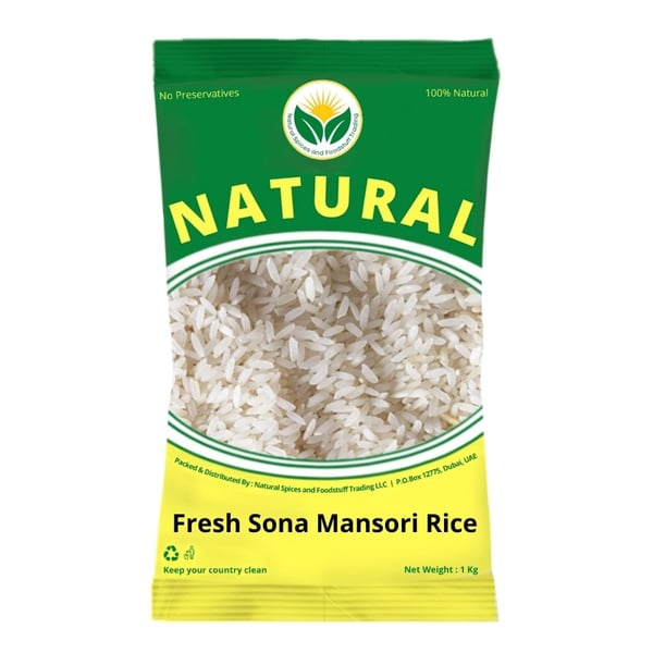 Natural Fresh Sona Mansori Rice 20kg