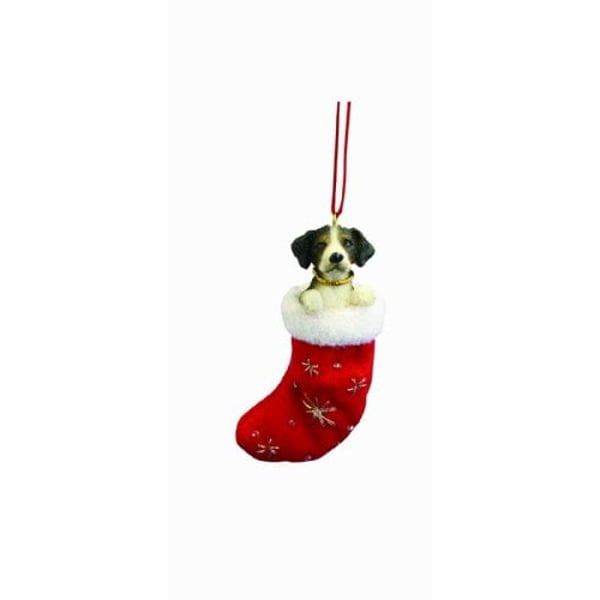 BERNESE MT Dog in a Stocking Christmas Ornament-Santa's Little Pals by E&S Pets 