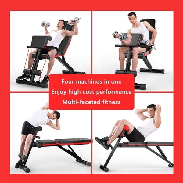 H Pro Multi-function Adjustable Weight Bench With An Extreme Elastic Rope HM000HM7772-1