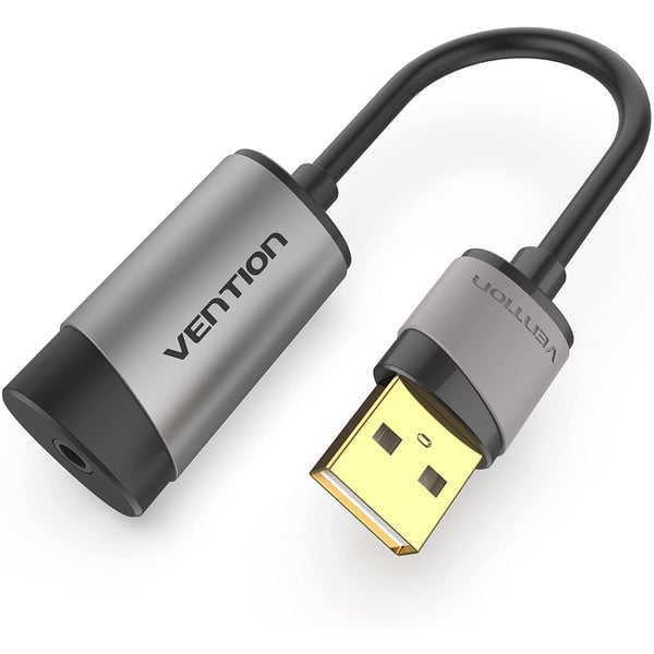 Vention Usb External Sound Card 0.15m Gray Metal Type(omtp-ctia) # Cdjhb Vention Usb External Sound Card 0.15m Gray Metal Type(omtp-ctia) # Cdjhb
