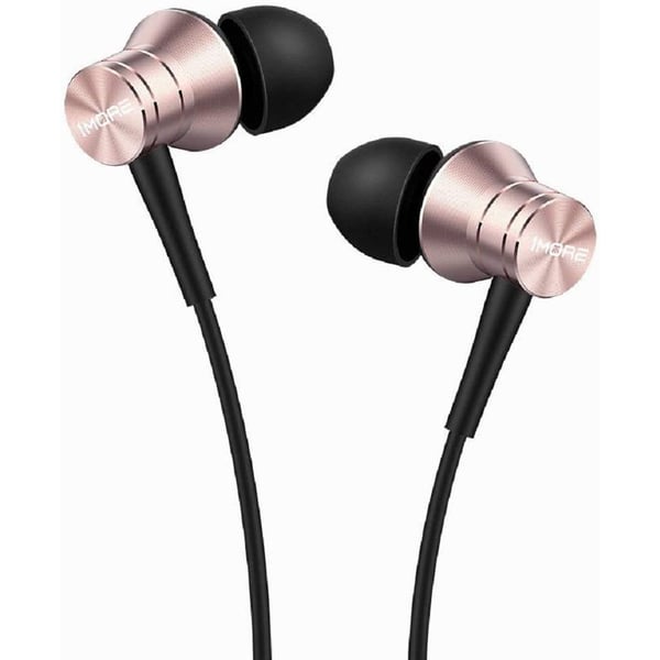 1More E1009 Piston Fit Wired Earphone With Noise Isolation Durable In-ear Headphone Pink