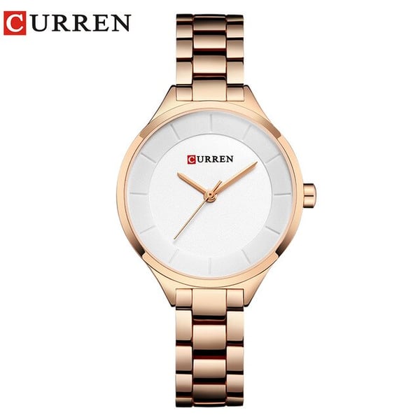 Curren CRN9015-RG/WHT-Sophistication with effortless glamour