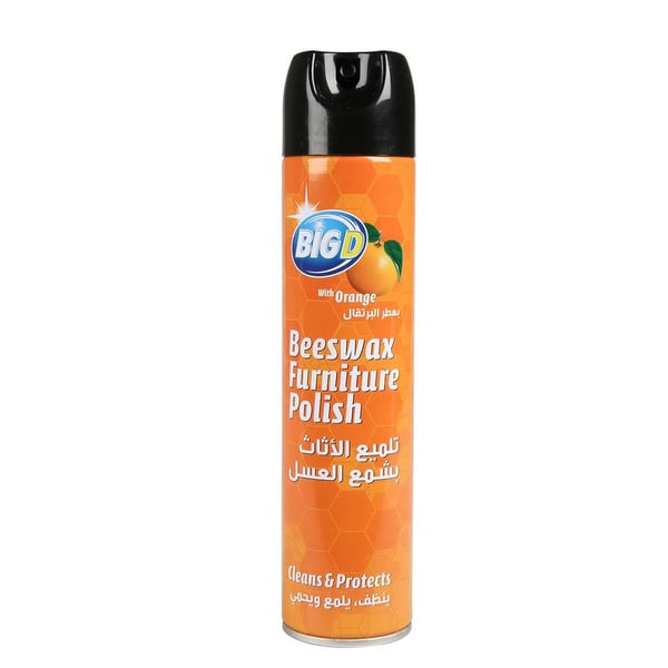 Big D Beeswax Furniture Polish (300 ml, Orange)