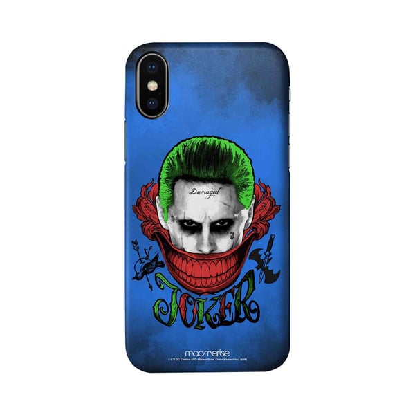 Damaged Joker - Sleek Case for iPhone X