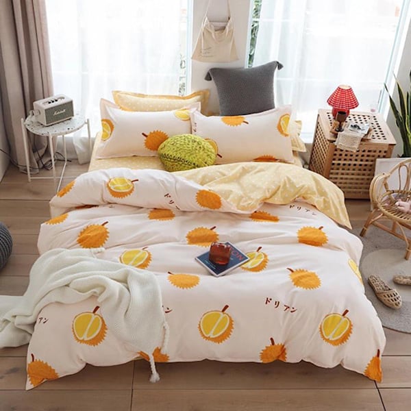Double Size Bedding Set of 6pcs Durian Design