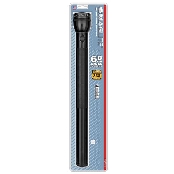 Maglite S6D016 6-cell D Heavy-duty Flashlight Black