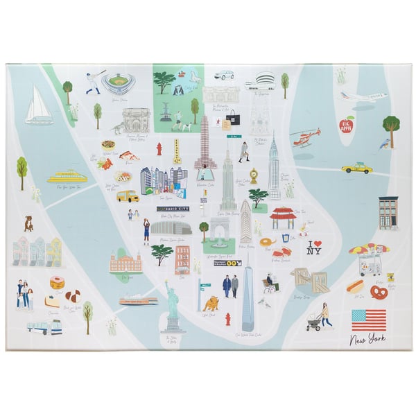 Milk It Baby New York Play Mat, City Tour Collection 100% TPU Foam Non Toxic Reversible Mat Milk It Baby New York Play Mat, City Tour Collection 100% TPU Foam Non Toxic Reversible Mat