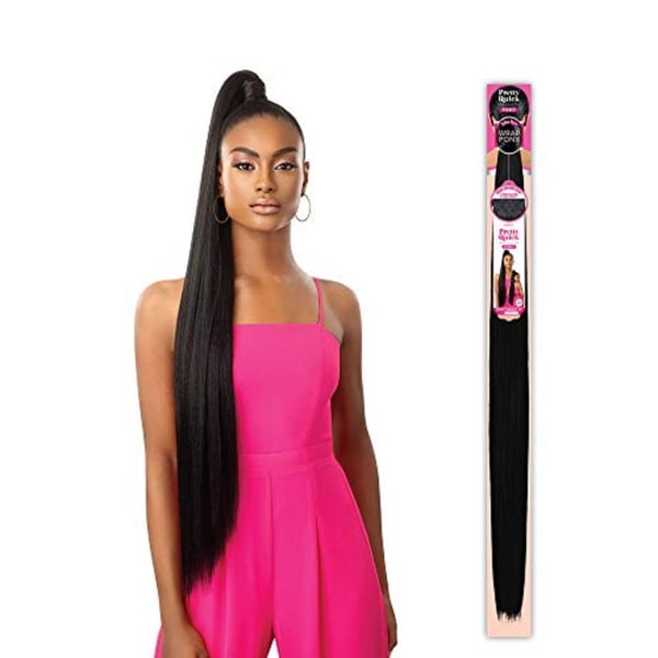 Outre Wrap Ponytail Pretty Quick Sleek Straight 36 Outre Wrap Ponytail Pretty Quick Sleek Straight 36