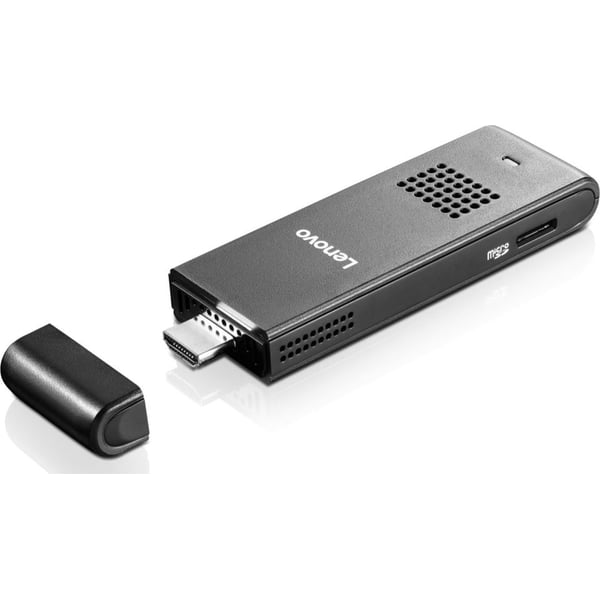Lenovo ideacentre Stick 300-01IBY Desktop - Atom 3GHz 2GB 32GB Shared Win8.1 Black