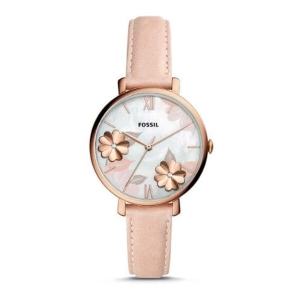 Fossil ES4671 Georgia Analog Leather Watch For Women
