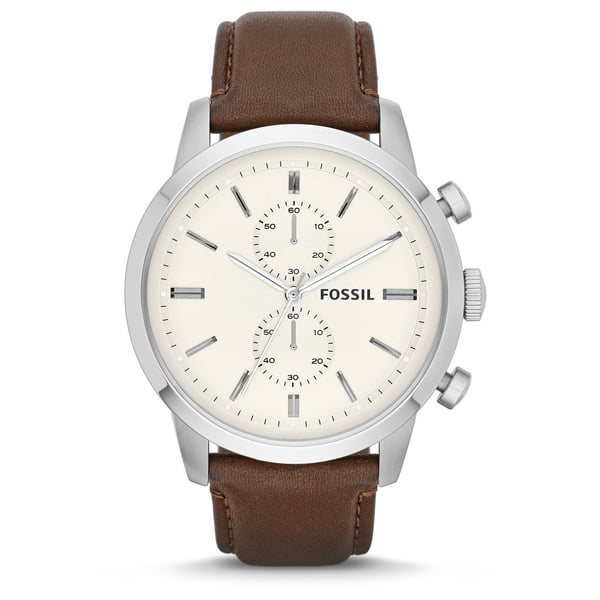 Fossil top leather watch