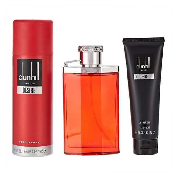 Dunhill Desire Red Gift Set For Men (Dunhill Desire Red 100ml EDT + 195ml Deo Spray + 90ml Shower Gel) Dunhill Desire Red Gift Set For Men (Dunhill Desire Red 100ml EDT + 195ml Deo Spray + 90ml Shower Gel)