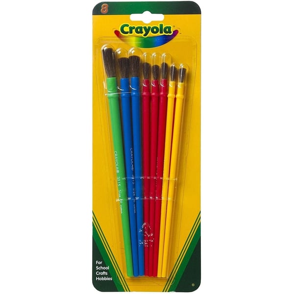 Crayola Art & Craft Brush 8 pc Set Crayola Art & Craft Brush 8 pc Set