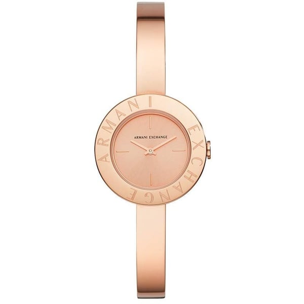 Armani Exchange Giulia Rose Gold Stainless Steel Analog Women Watch AX5905