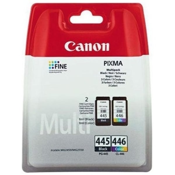 Canon Inkjet Cartridge Black & Multipack Color PG445/CL446 Canon Inkjet Cartridge Black & Multipack Color PG445/CL446