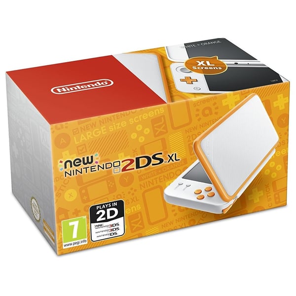 Buy Nintendo 2dsxl Gaming Console Orange White 2 Games Online In Uae Sharaf Dg