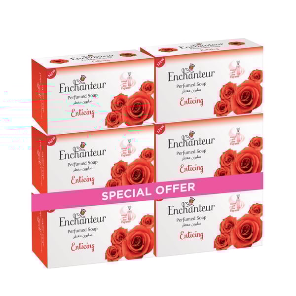 Enchanteur Soap (6X125Gm)(6Enticing) Enchanteur Soap (6X125Gm)(6Enticing)