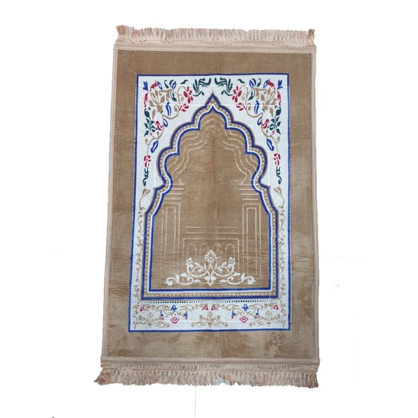 Permata Doa Prayer Mat Printed Beige Un00202 (80x120cm)