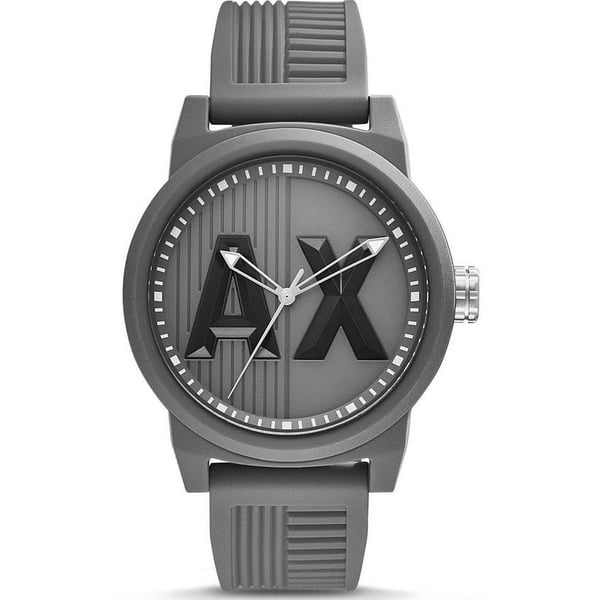 Armani Exchange Grey Silicone Men Watch AX1452