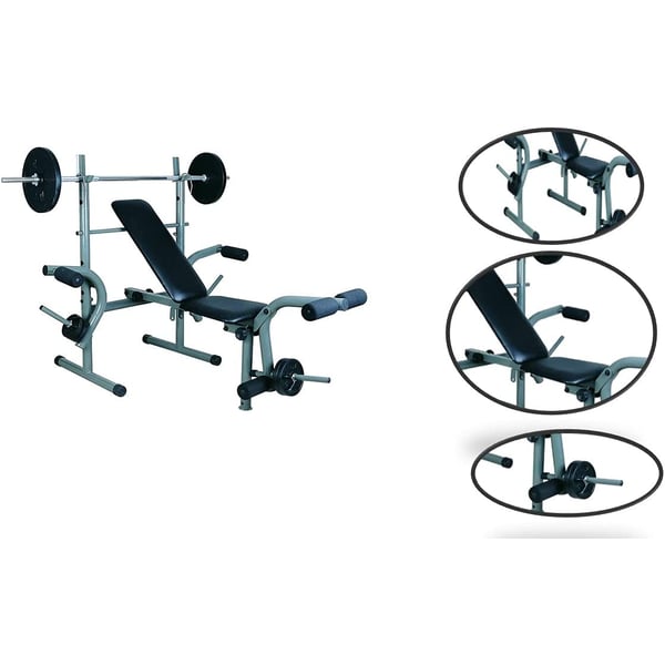 ULTIMAX Heavy Duty Multi Function Weight Bench for Unisex Adult Gym Home Exercise