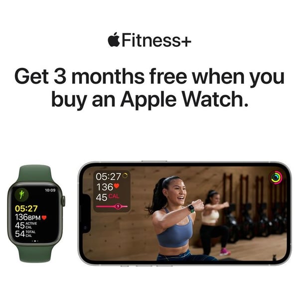 Apple Watch Nike Series 7 GPS, 41mm Starlight Aluminium Case with Pure Platinum/Black Nike Sport Band Apple Watch Nike Series 7 GPS, 41mm Starlight Aluminium Case with Pure Platinum/Black Nike Sport Band