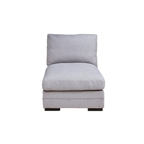 Pan Emirates Weltex Arm Less Single Seater Sofa Silver Pan Emirates Weltex Arm Less Single Seater Sofa Silver