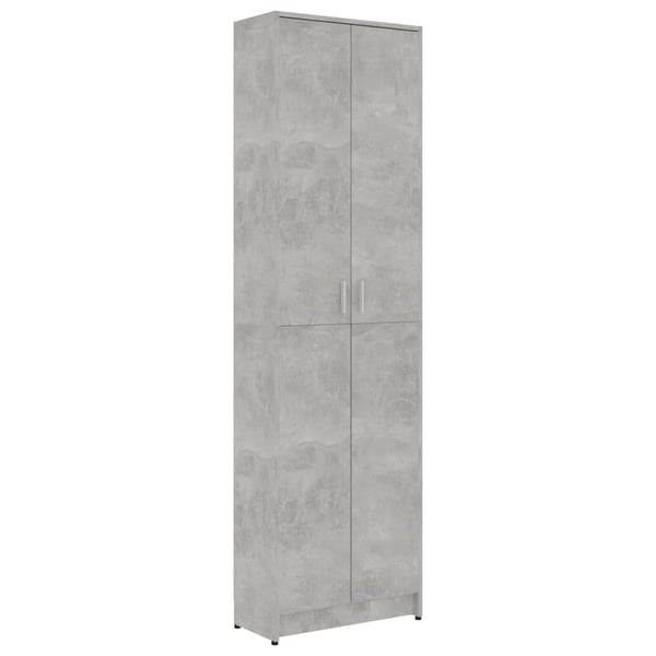 Vidaxl Hallway Wardrobe Concrete Grey 55x25x189 Cm Engineered Wood