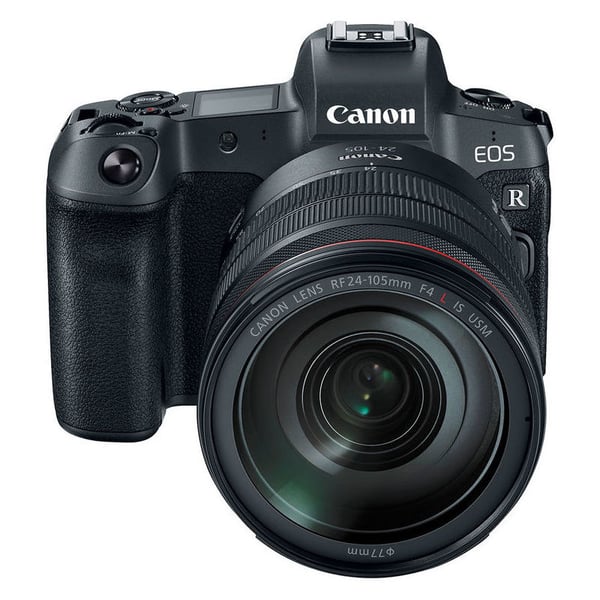 Canon EOS R Mirrorless Digital Camera Black With RF 24-105mm f/4L IS USM Lens Canon EOS R Mirrorless Digital Camera Black With RF 24-105mm f/4L IS USM Lens