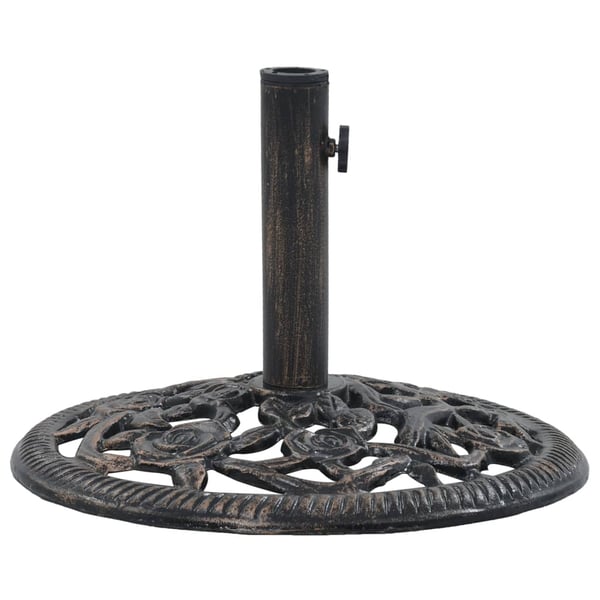 Vidaxl Umbrella Base Bronze 12 Kg 48 Cm Cast Iron